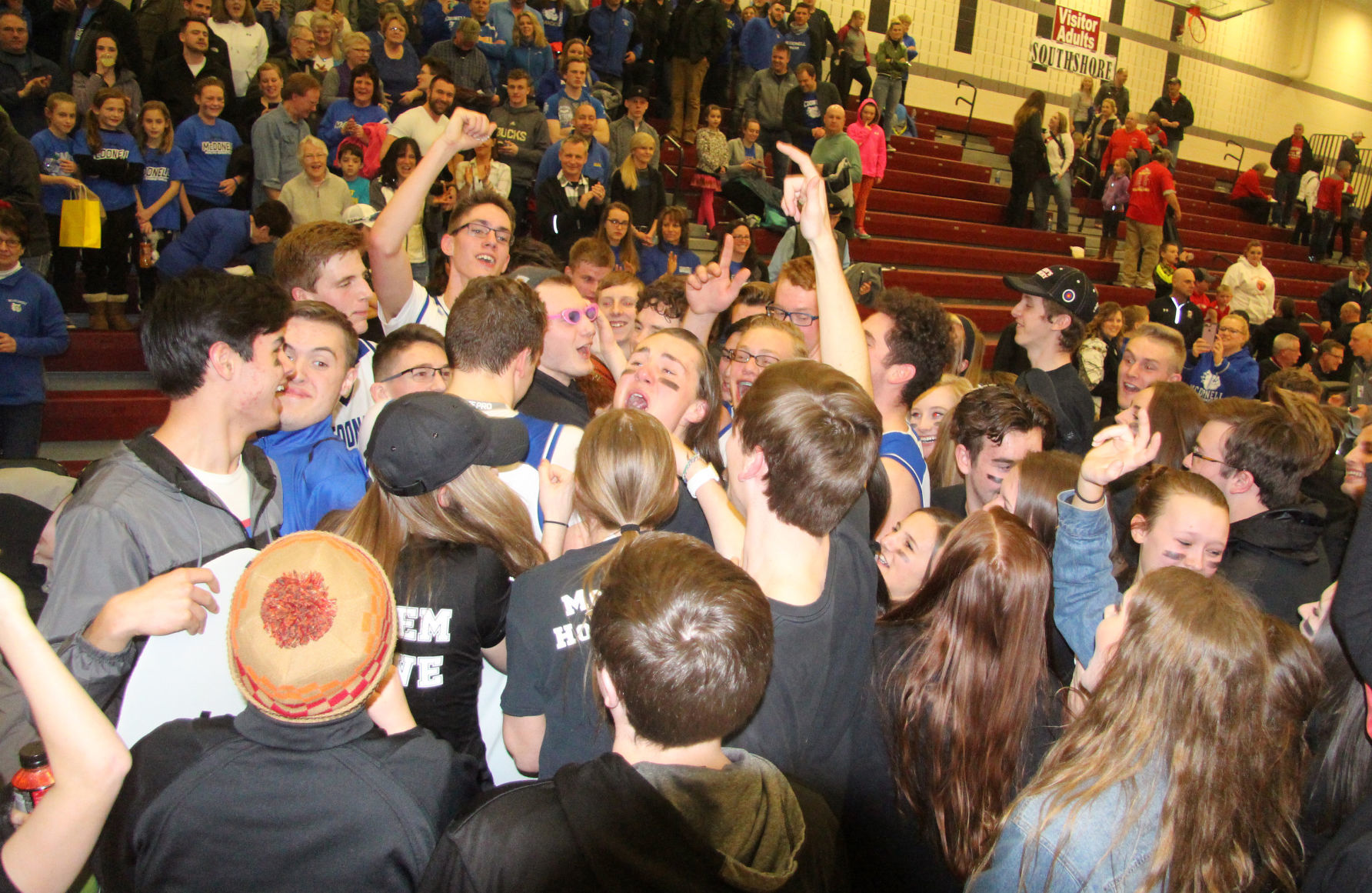 McDonell boys basketball vs South Shore at Spooner 3-10-18